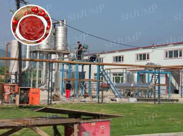 mid-scale tomato paste production line in Hebei,China